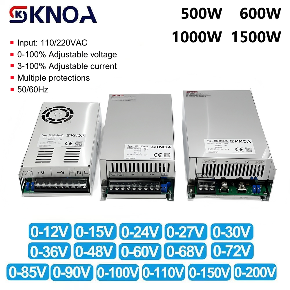 3D Printer Power Supply - Alimentatore regolabile da 500 W 600