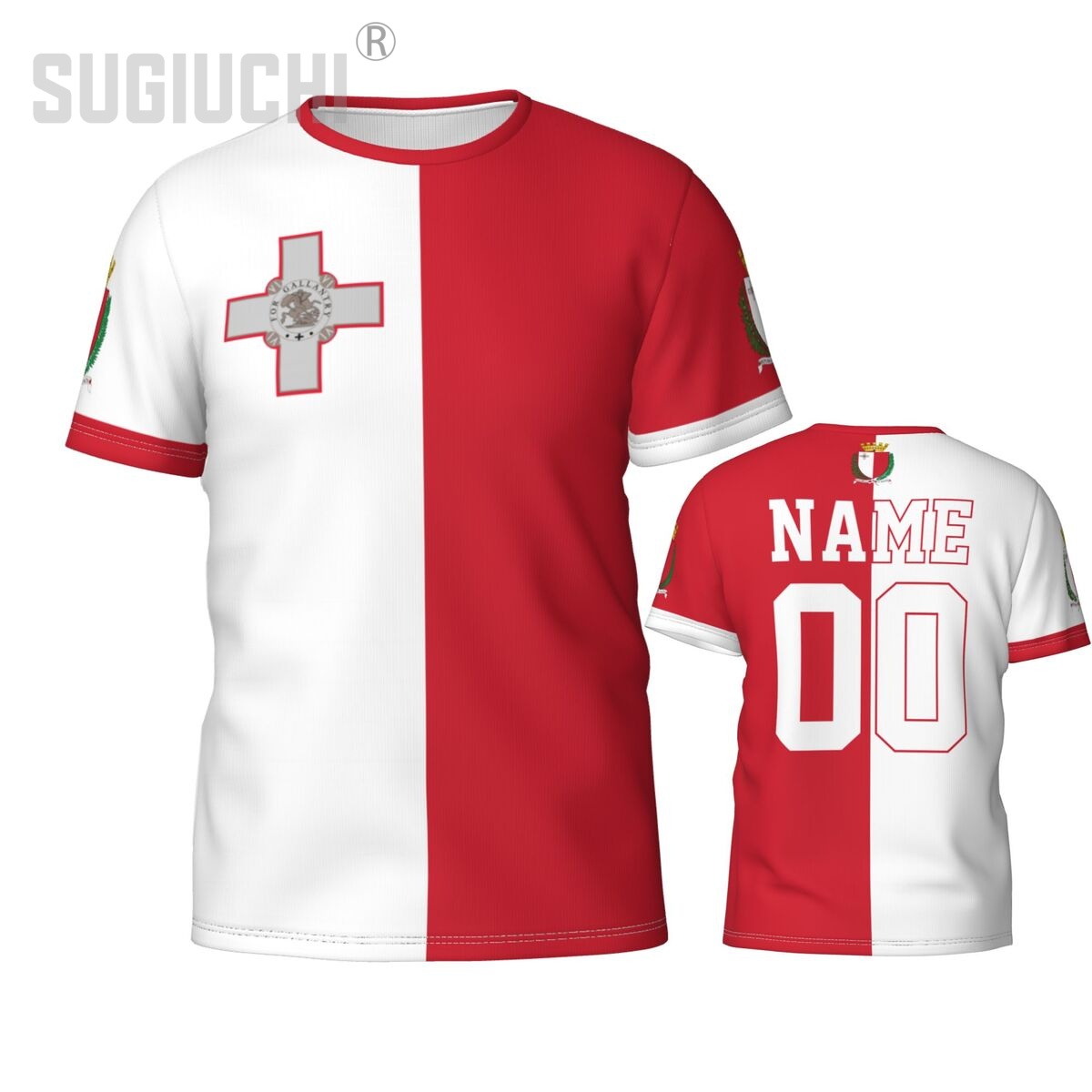 3D Printing Name - Nome personalizzato Numero Bandiera Malta Emblema
