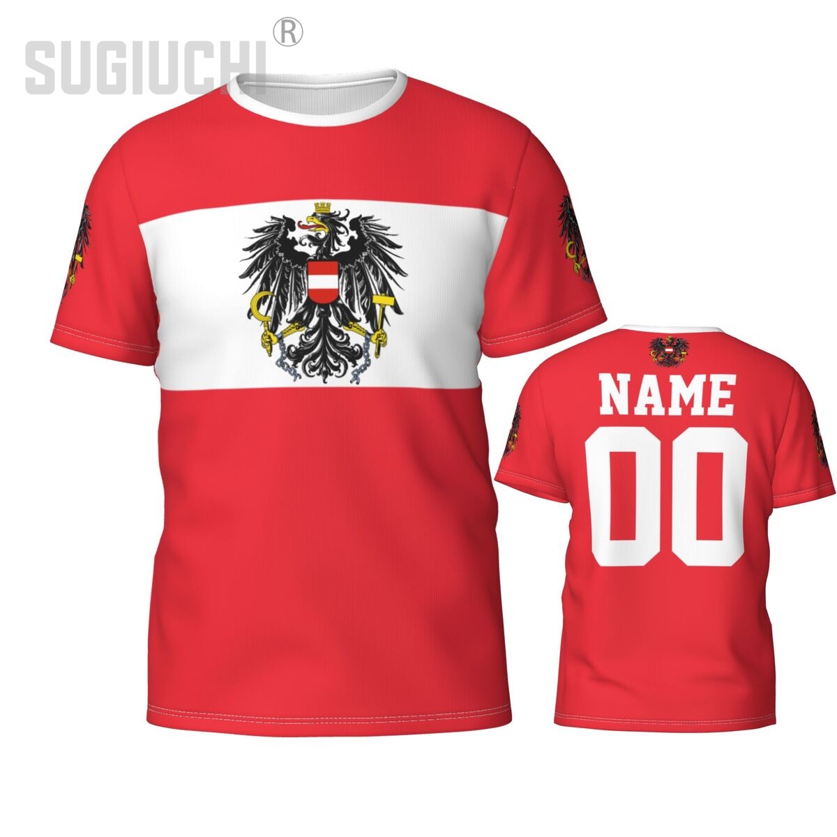 3D Printing Name - T-shirt 3D Personalizzata con Nome, Numero