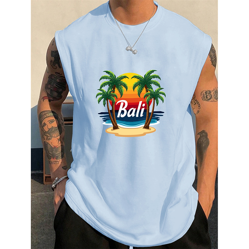 3D Printing Bali - Canotta da uomo estiva modello Bali