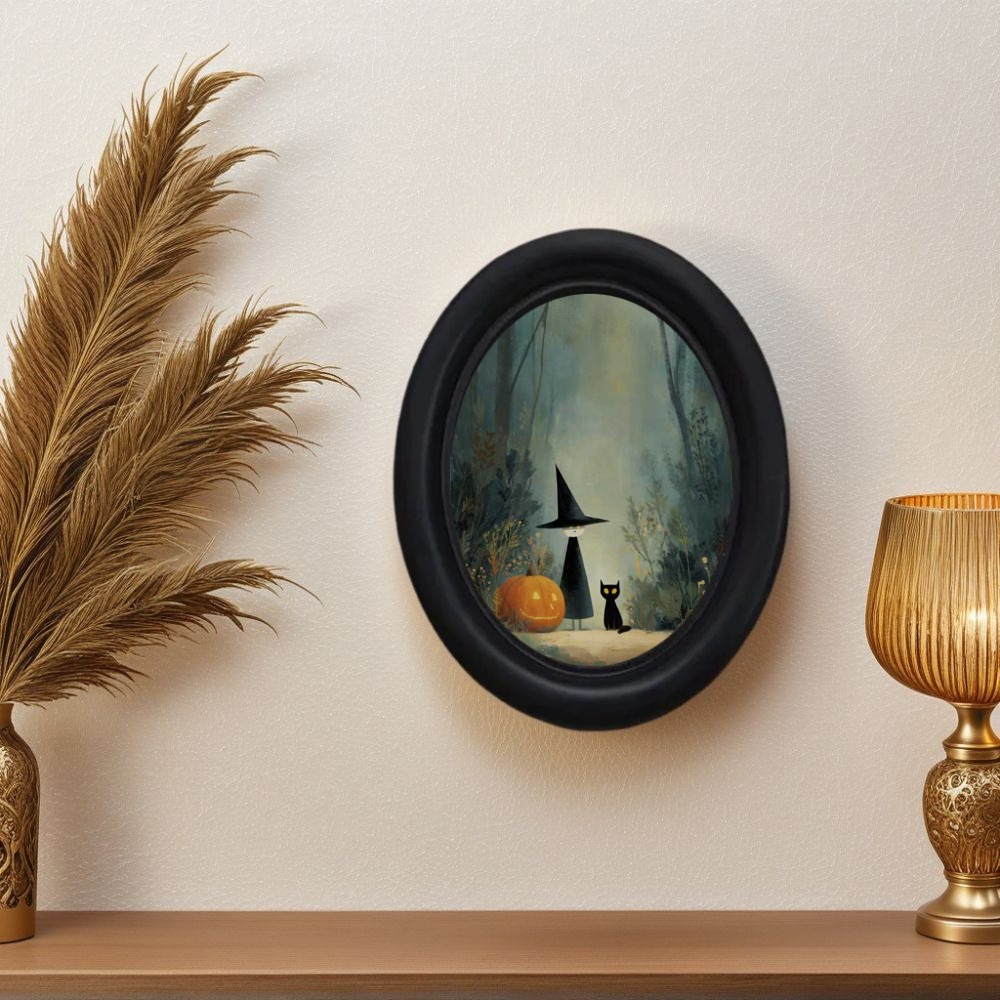 3D Printing Examples - Un murale 3D vintage con strega