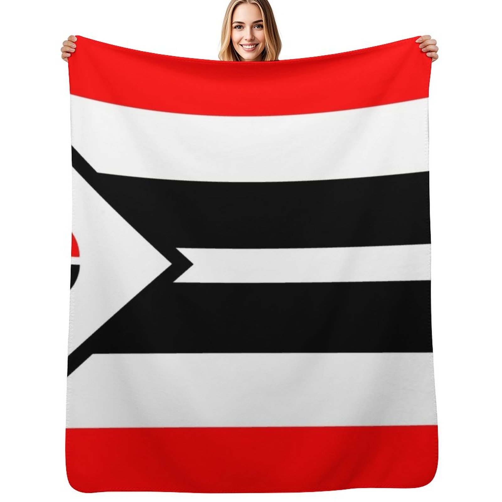 3D Printing Usa - Coperta con bandiera della nazione Arapaho,