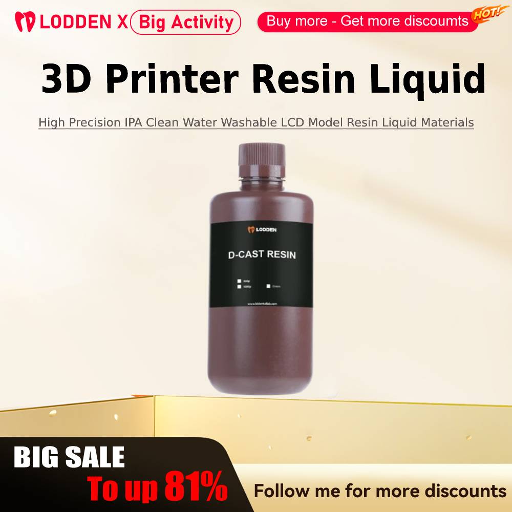 3D Printing Pdf - Lodden Stampante 3D Resina Liquida 385/405nm