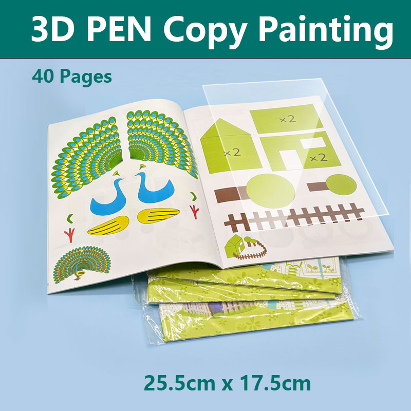 3D Printing Templates Free - Libro da disegno con penna 3D