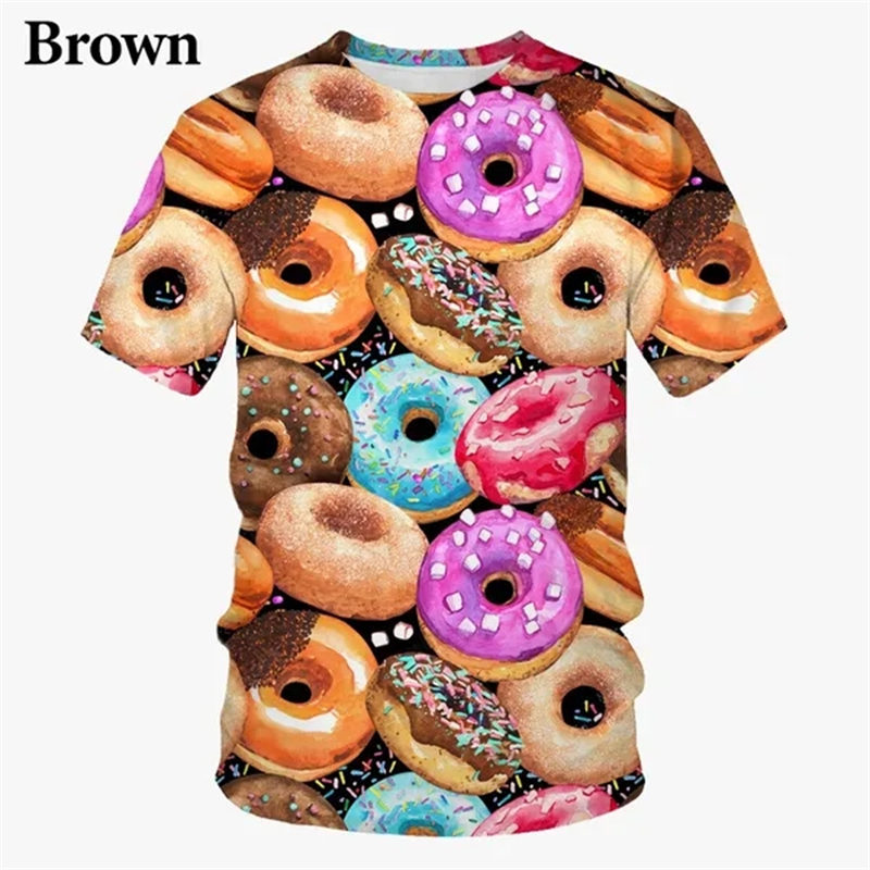 3D Printing Food - Funny Food Donuts Graphic T Shirt