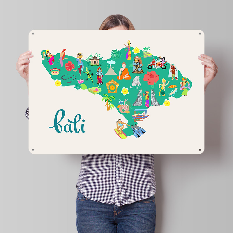 Poster Illustrativo della Mapp - 3D Printing Bali recensione e prezzo