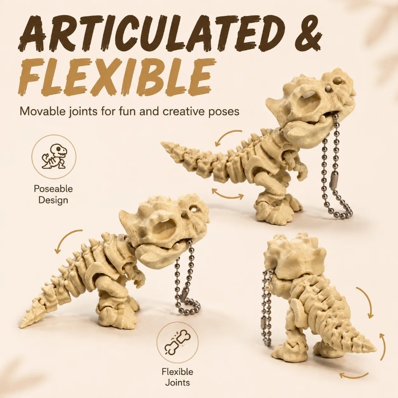 Nuovo Modello di Scheletro di  - 3D Printing Fidget Toys recensione e prezzo