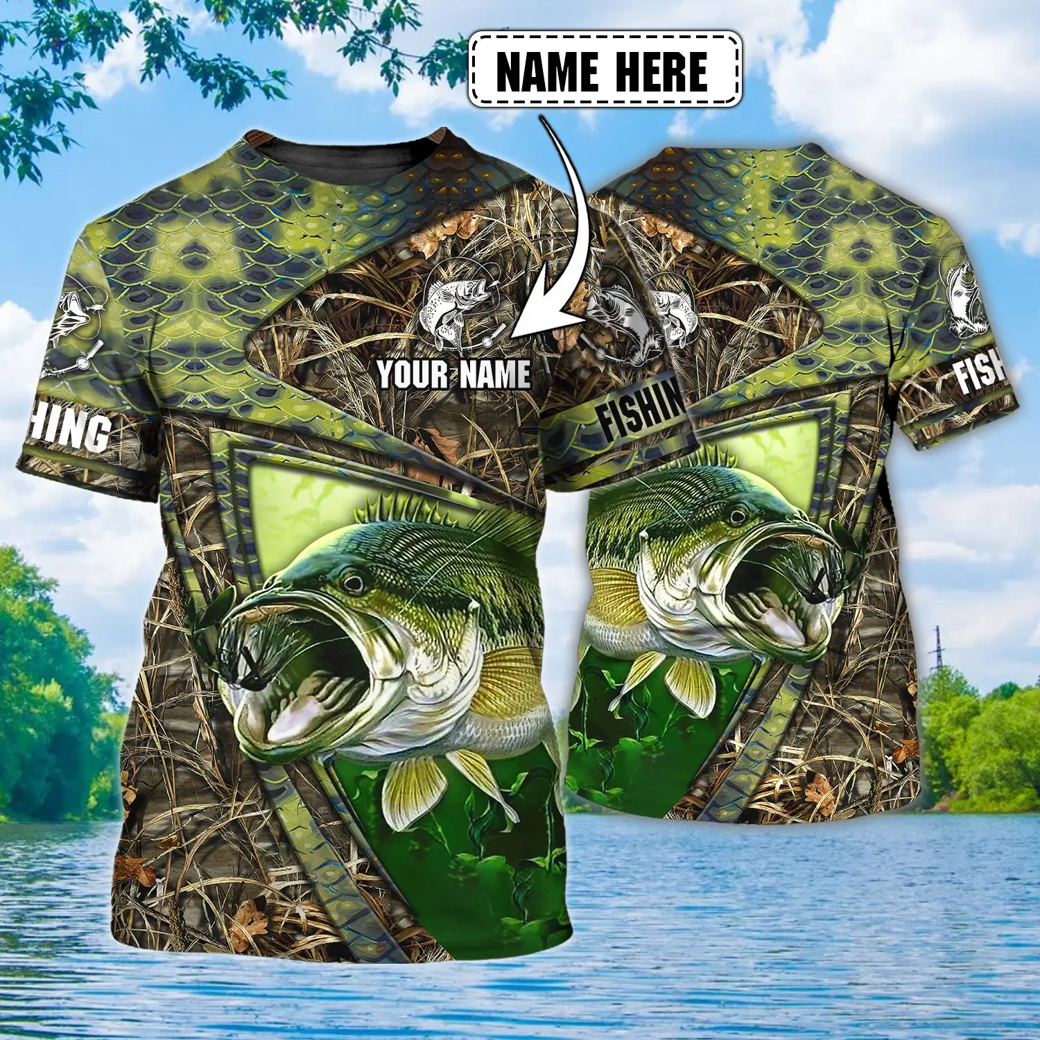 Bass Fishing Nome personalizza - 3D Printing Name recensione e prezzo