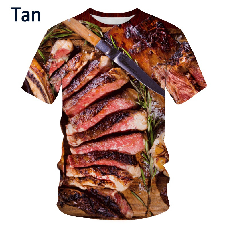 T-shirt grafica con stampa 3D  - 3D Printing Food recensione e prezzo