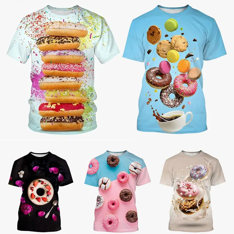 Funny Food Donuts Graphic T Sh - 3D Printing Food recensione e prezzo